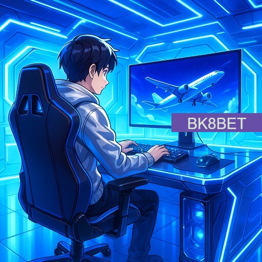 Imagem promocional da BK8BET mostrando a plataforma e suas vantagens