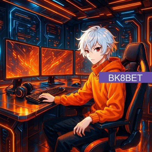 Imagem promocional da BK8BET mostrando a plataforma e suas vantagens