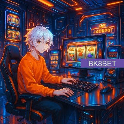 Imagem promocional da BK8BET mostrando a plataforma e suas vantagens