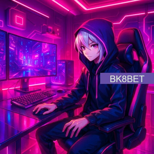Imagem promocional da BK8BET mostrando a plataforma e suas vantagens
