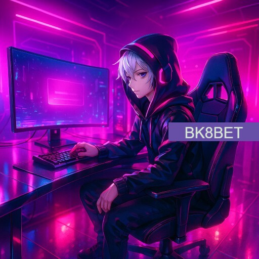 Imagem promocional da BK8BET mostrando a plataforma e suas vantagens